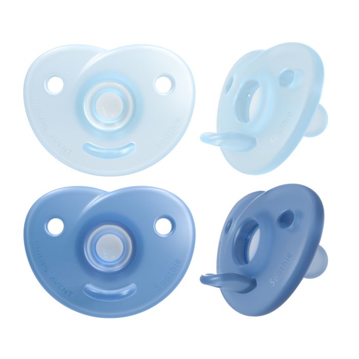 Philips Avent Soothie, 0-6 months, 2-pack Blue