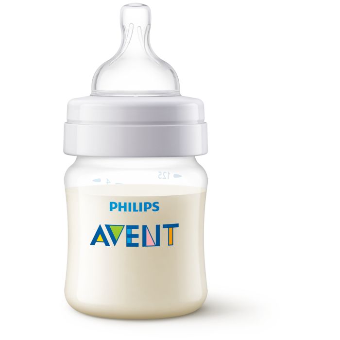 Philips Avent Anti-Colic Baby Bottle, 125ml, Clear