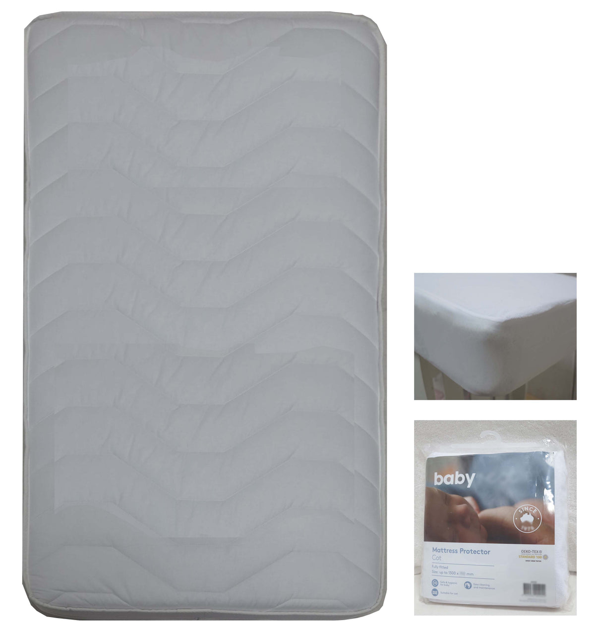 Babyworth Cot Mattress With Cotton Cover& Foam Filling - Babyworth