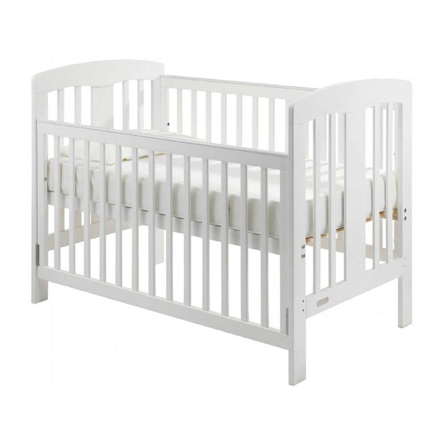 Grotime Pearl 4-in-1 cot Baby Bed with Mattress and Change Table White Package - Babyworth
