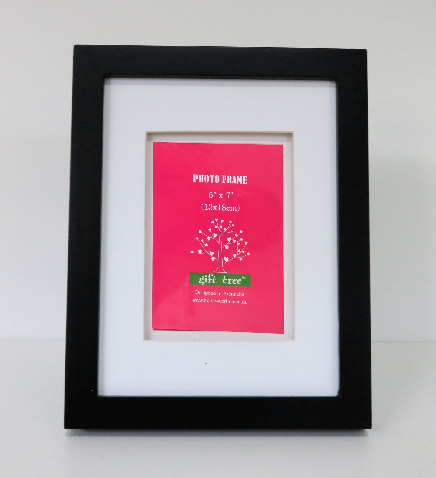 Homeworth BOX MAT WINDOW PHOTO FRAME 5X7" - Babyworth