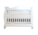 Babyworth  B3R+DR Royal Sleigh Cot  with Drawer and Mattress - Babyworth