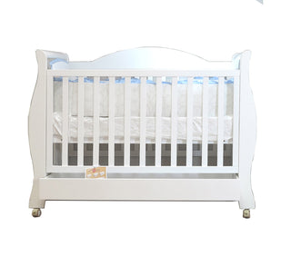 Babyworth  B3R+DR Royal Sleigh Cot  with Drawer and Mattress - Babyworth