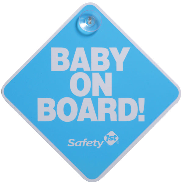 SAFETY 1ST BABY ON BOARD CARD YELLOW / BLUE / PINK - Babyworth