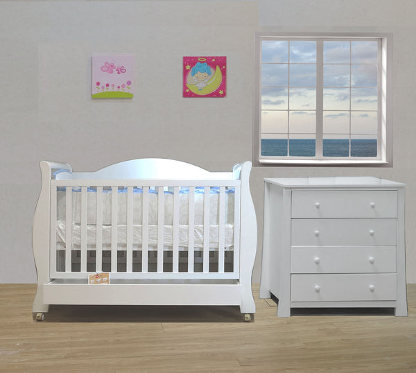 Babyworth Royal Sleigh Cot Chest - Babyworth