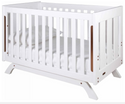 Grotime Retro Cot cot with Babyworth Mattress ,Chest and Change Table with Pad - Babyworth