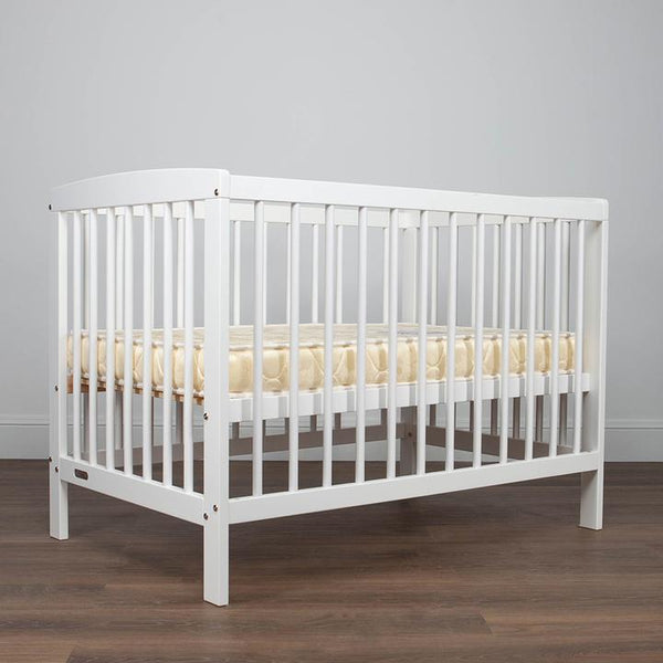 Grotime  DAINTY Cot  Baby Bed with Mattress and Change Table with Pad - Babyworth