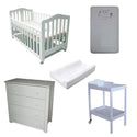 Babyworth Classic Cot Change Table Chest Package - Babyworth