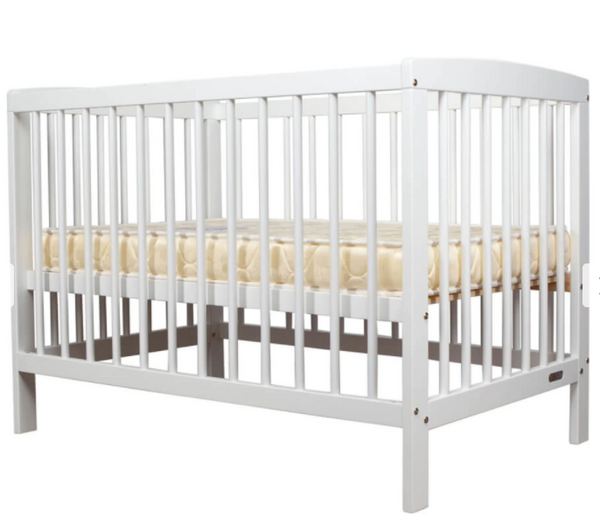 Grotime  DAINTY Cot  Baby Bed with Mattress and Change Table with Pad - Babyworth