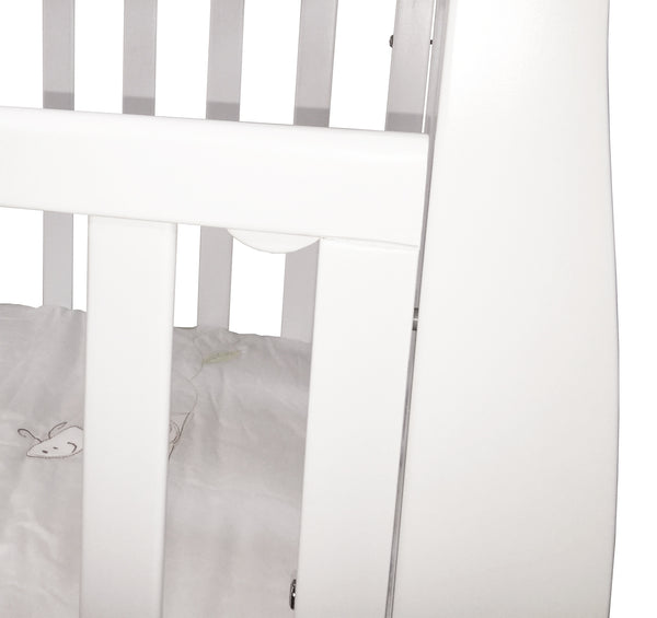 Babyworth  B3R+DR Royal Sleigh Cot  with Drawer and Mattress - Babyworth