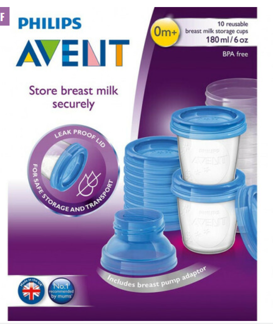 AVENT BREAST MILK STORAGE CUPS - Babyworth