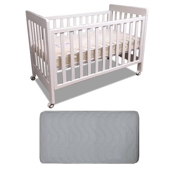 Babyworth Pioneer Cot Baby Bed Option with Mattress - Babyworth