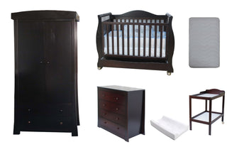 Babyworth  B3R Royal Sleigh Cot Change Table Chest Robe - Babyworth