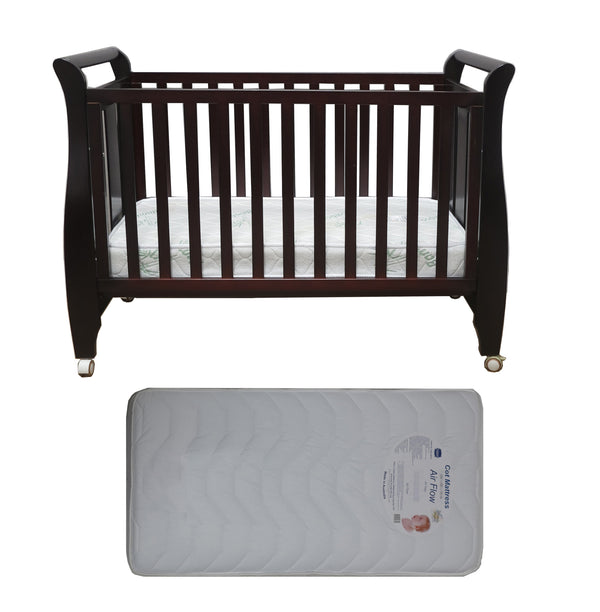 Babyworth  B4 Urban Sleigh Cot & Mattress - Babyworth