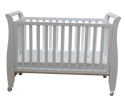 Babyworth Urban Sleigh Cot Optioned With Mattress - Babyworth