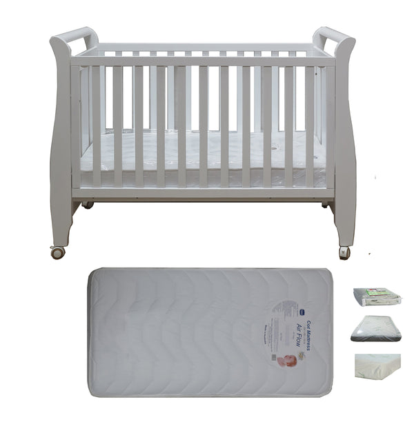 Babyworth  B4 Urban Sleigh Cot & Mattress - Babyworth