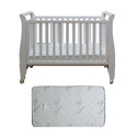 Babyworth Urban Sleigh Cot Optioned With Mattress - Babyworth