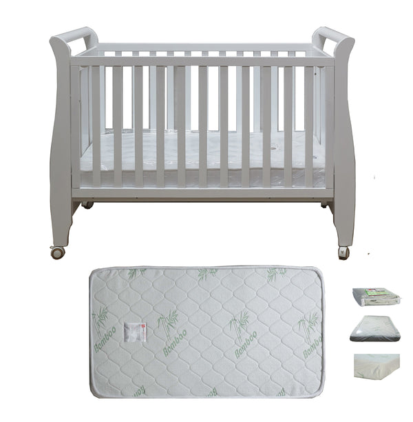 Babyworth  B4 Urban Sleigh Cot & Mattress - Babyworth