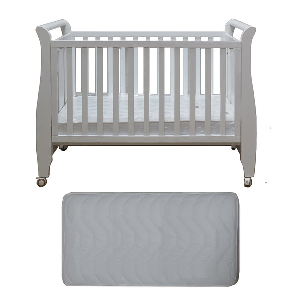 Babyworth  B4 Urban Sleigh Cot & Mattress - Babyworth