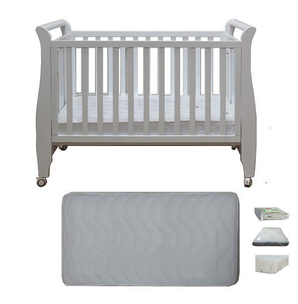 Babyworth  B4 Urban Sleigh Cot & Mattress - Babyworth