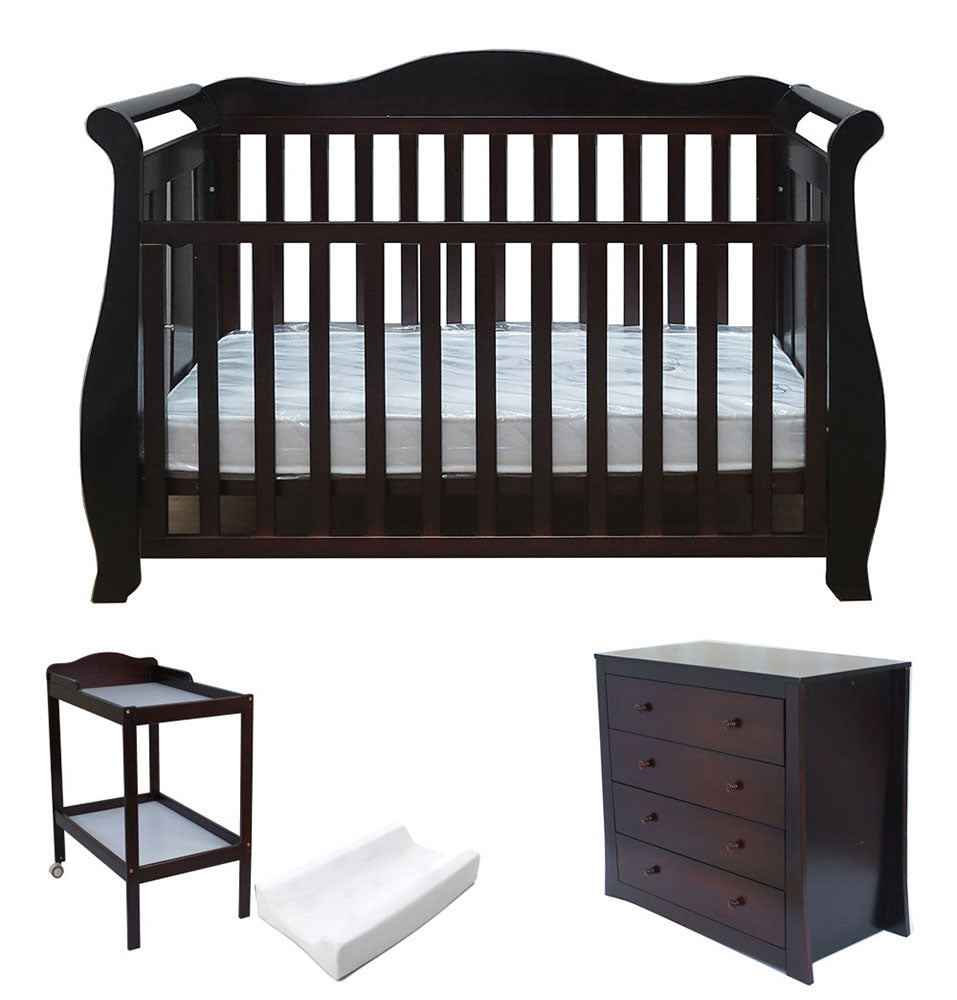 Babyworth Imperial Sleigh Cot Change Table Chest Package