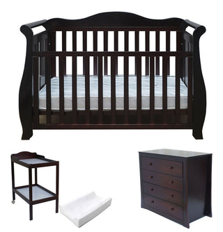 Babyworth BW05 Royal Sleigh Cot Change Table Chest Package - Babyworth