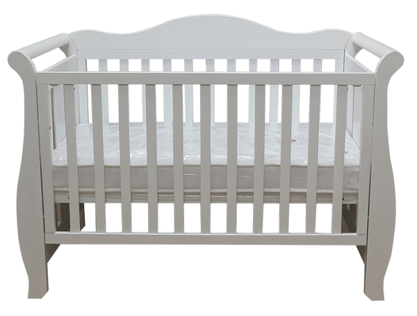 Babyworth  Imperial Sleigh Cot With Mattress - Babyworth