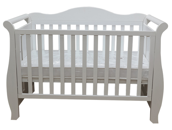 Babyworth  Imperial Sleigh Cot With Mattress - Babyworth