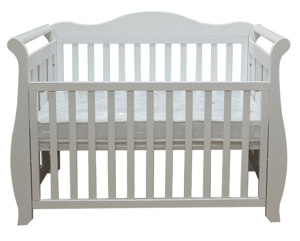 Babyworth  Imperial Sleigh Cot With Mattress - Babyworth