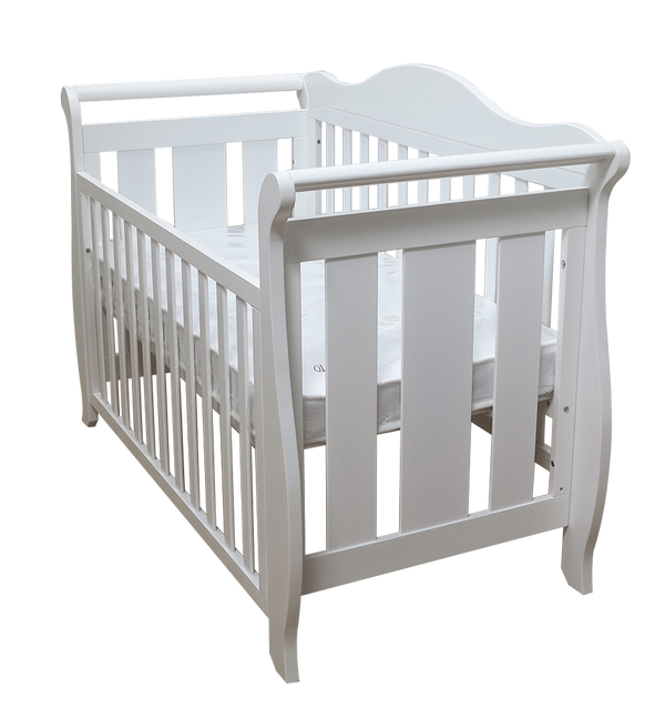 Babyworth  Imperial Sleigh Cot With Mattress - Babyworth