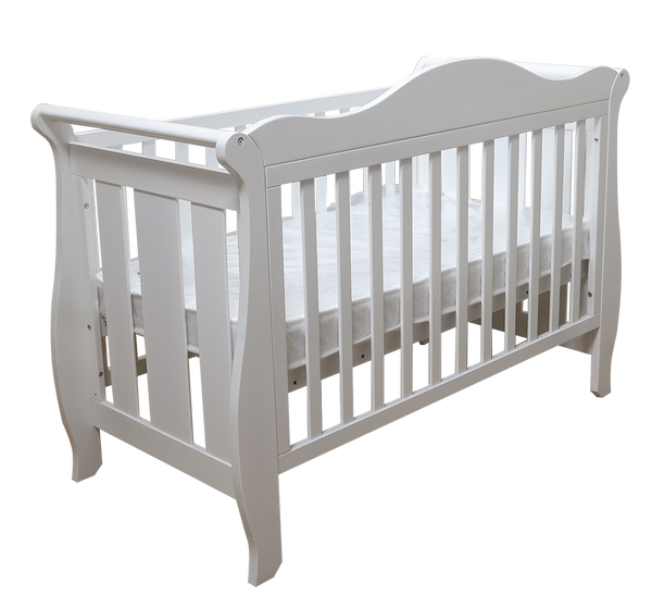 Babyworth  Imperial Sleigh Cot With Mattress - Babyworth