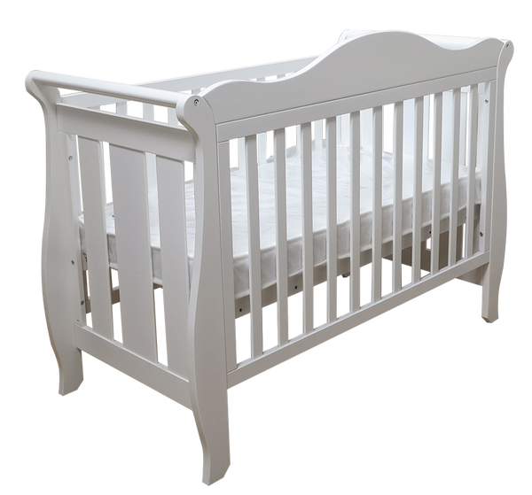 Babyworth  Imperial Sleigh Cot With Mattress - Babyworth