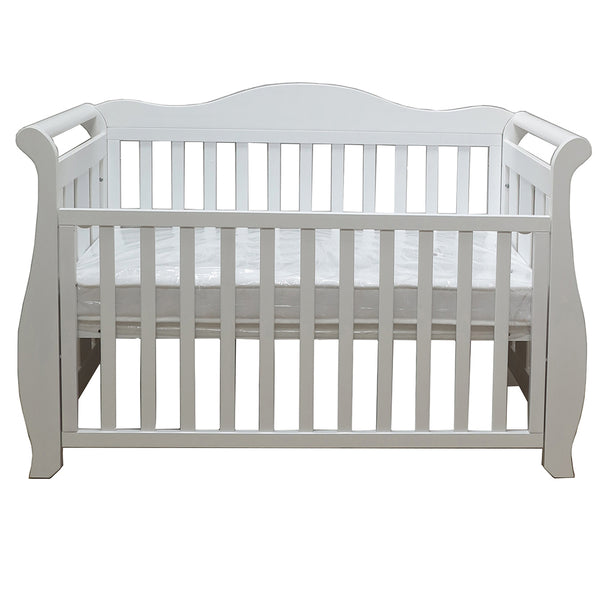 Babyworth  Imperial Sleigh Cot With Mattress - Babyworth