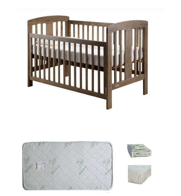 Grotime   Pearl 4-in-1 cot  Baby Bed with Mattress - Babyworth