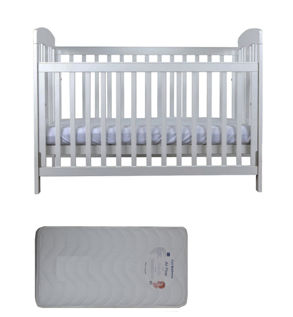 Grotime   Pearl 4-in-1 cot  Baby Bed with Mattress - Babyworth