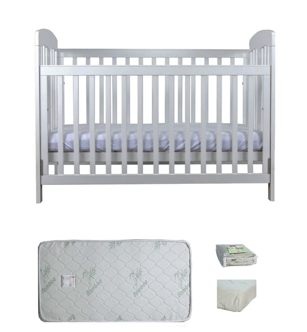 Grotime   Pearl 4-in-1 cot  Baby Bed with Mattress - Babyworth