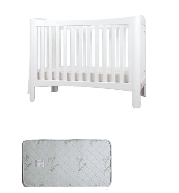 Grotime    Helsinki  Cot  Baby Bed with Mattress - Babyworth