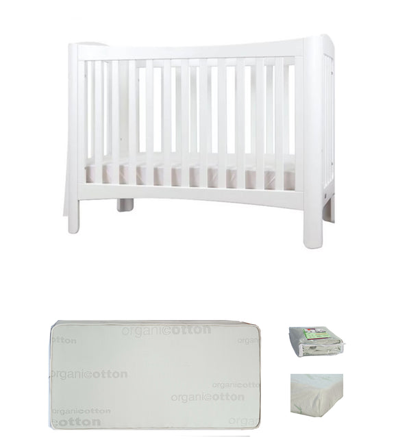 Grotime    Helsinki  Cot  Baby Bed with Mattress - Babyworth