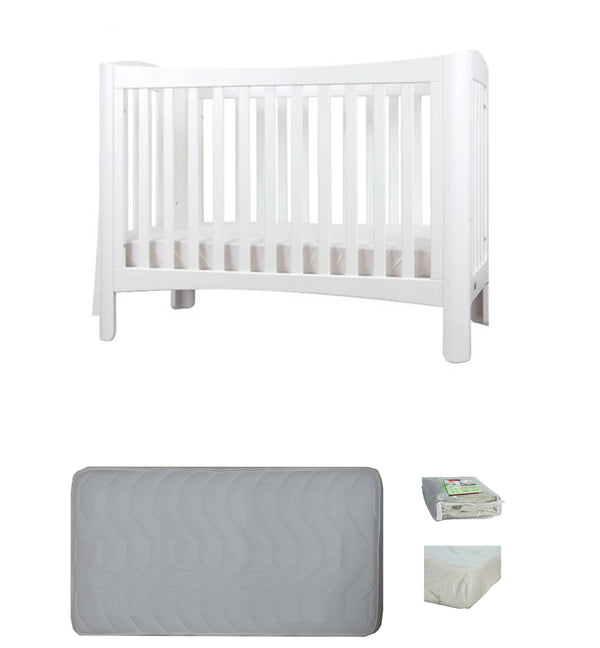 Grotime    Helsinki  Cot  Baby Bed with Mattress - Babyworth