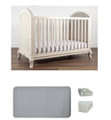 Grotime  Marseille   Cot  Baby Bed with Mattress - Babyworth