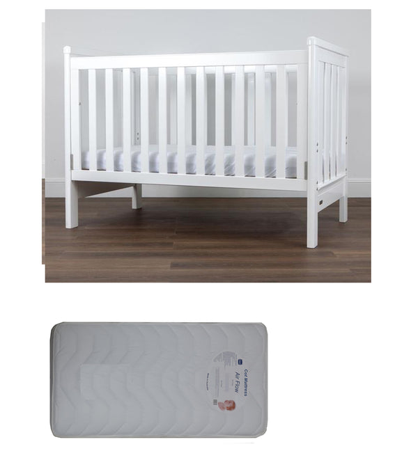 Grotime  Richmond Cot  Baby Bed with Mattress - Babyworth