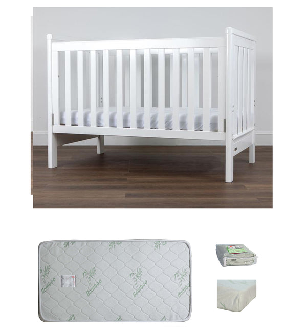 Grotime  Richmond Cot  Baby Bed with Mattress - Babyworth