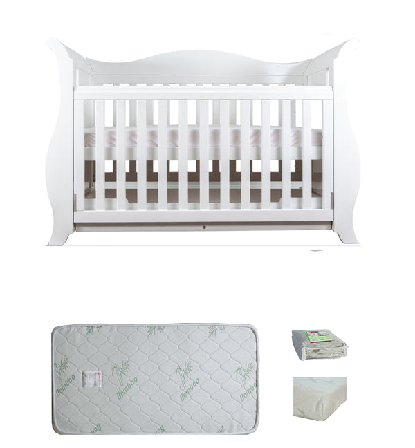 Grotime   Imperial Cot  Baby Bed with Mattress - Babyworth