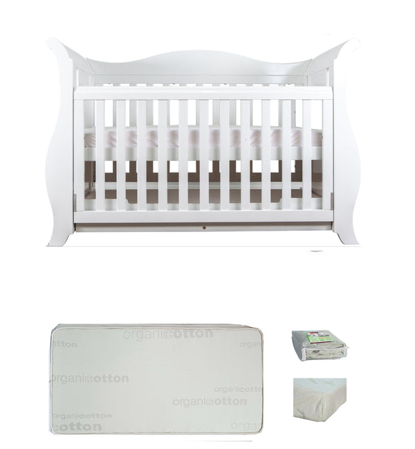 Grotime   Imperial Cot  Baby Bed with Mattress - Babyworth
