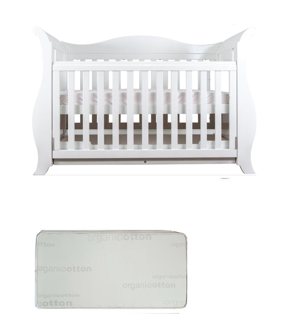 Grotime   Imperial Cot  Baby Bed with Mattress - Babyworth