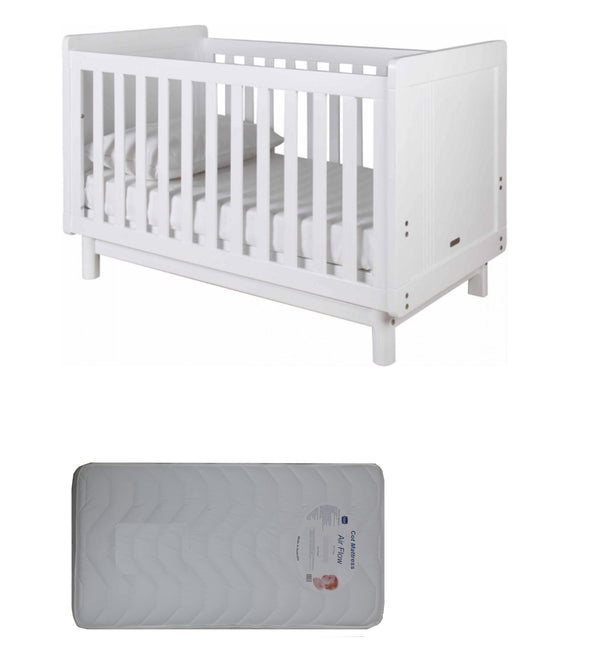Grotime   Scandi Cot  Baby Bed with Mattress - Babyworth