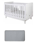 Grotime   Scandi Cot  Baby Bed with Mattress - Babyworth