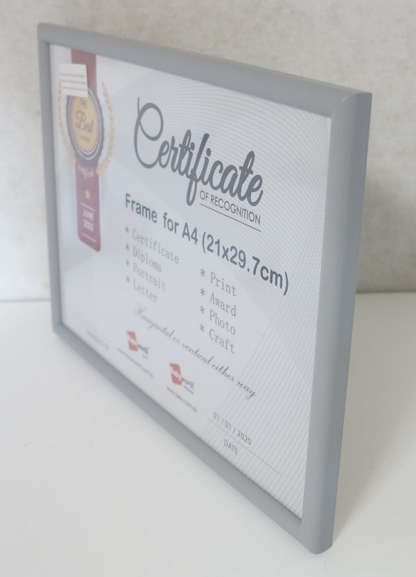 Homeworth    Photo Frames Certificate Frames A4  White Black Grey - Babyworth