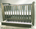 Babyworth Urban Sleigh Cot with Drawer & Mattress - Babyworth