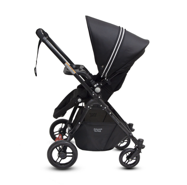 Valco Baby  Snap Ultra Belt Decline Pram Midnight Black - Babyworth